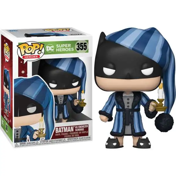 Funko DC Holiday POP! Heroes Batman as Ebenezer Scrooge Vinyl Figure #355 [Damaged Package]