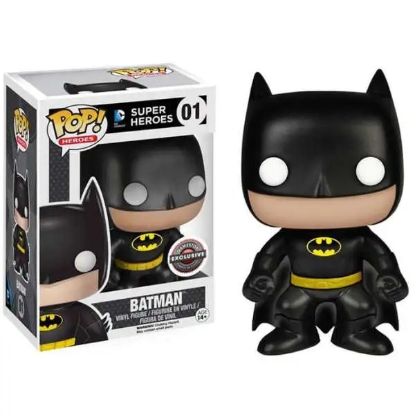 Funko DC Universe POP! Heroes Batman Exclusive Vinyl Figure #01 [Black Suit, Loose]