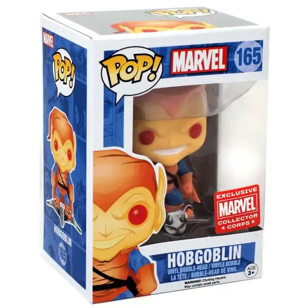 Funko POP! Marvel Hobgoblin Exclusive Vinyl Bobble Head #165