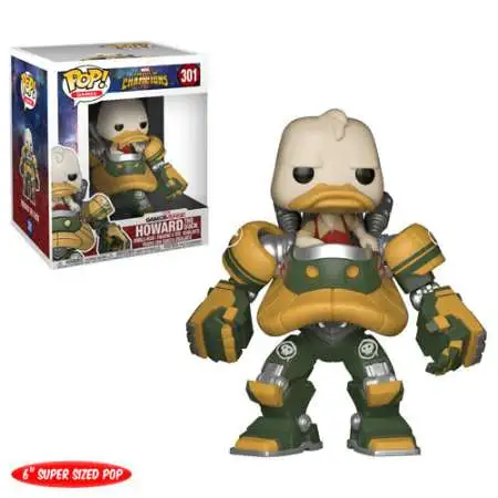 Funko Marvel Contest of Champions POP! Games Howard the Duck 6-Inch Vinyl Bobble Head #301 [Super-Sized]