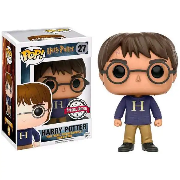 Funko POP! Harry Potter Harry Potter Exclusive Vinyl Figure #27 [H Sweater, Special Editon] (Pre-Order ships May)