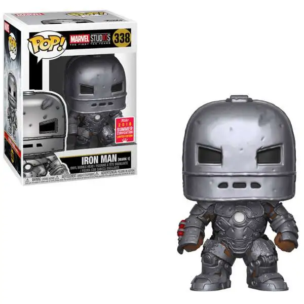 Funko POP! Marvel Iron Man Exclusive Vinyl Bobble Head #338 [Mark 1]