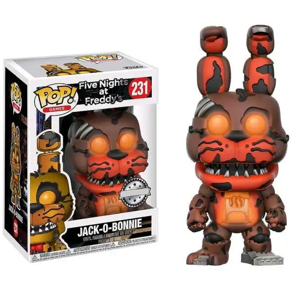 Funko Five Nights at Freddy's POP! Games Jack-O-Bonnie Exclusive Vinyl Figure #231 [Glow-in-the-Dark]