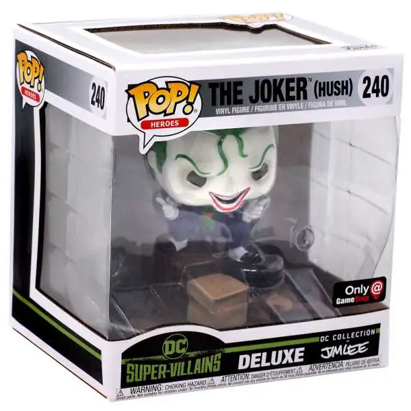 Funko DC Collection by Jim Lee POP! Heroes The Joker Exclusive Deluxe Vinyl Figure #240 [Hush, Damaged Package]