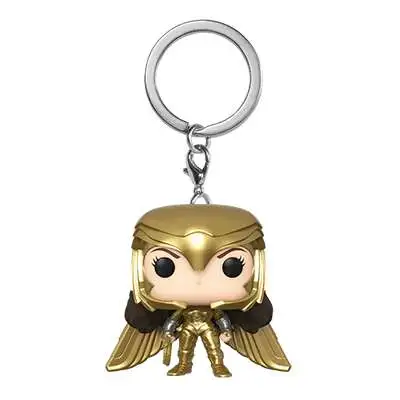 Funko DC WW84 Wonder Woman Movie Pocket POP! Wonder Woman Gold Power Pose Keychain