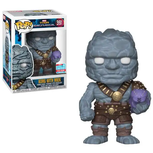 Funko Thor: Ragnarok POP! Marvel Korg Exclusive Vinyl Figure #391 [with Miek, Damaged Package]