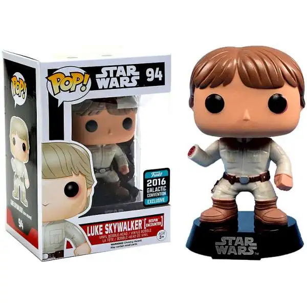 Funko A New Hope POP! Star Wars Luke Skywalker Exclusive Vinyl Bobble Head #94 [Bespin Encounter]