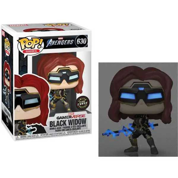 Funko Avengers GamerVerse POP! Marvel Black Widow Vinyl Bobble Head #630 [Stark Tech Suit, Glow in the Dark, Chase Version]