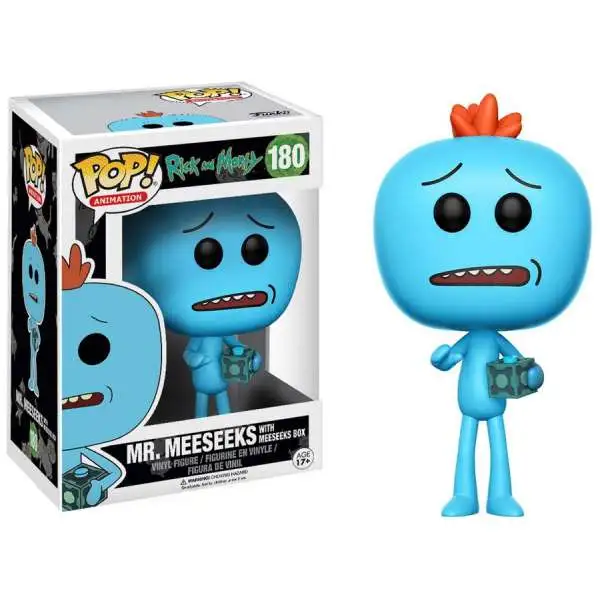 Funko Rick & Morty POP! Animation Mr. Meeseeks Exclusive Vinyl Figure #180 [with Meeseeks Box]