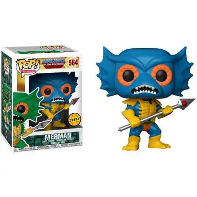 Funko Masters of the Universe POP! Television Merman Vinyl Figure #564 [Blue Face, Chase Version]