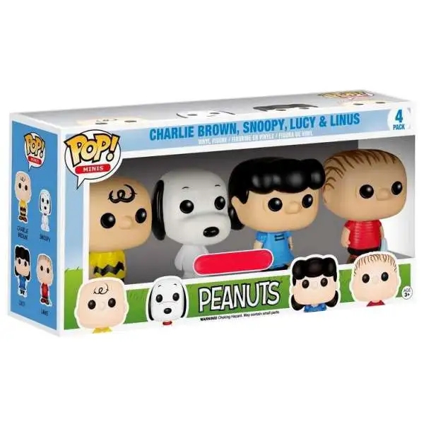 Funko Peanuts POP Minis Peanuts Exclusive Vinyl Figure 4-Pack - ToyWiz