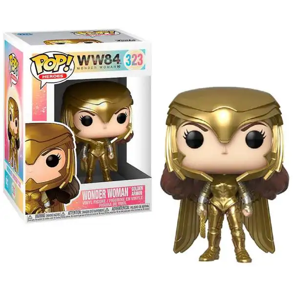Funko DC WW84 Wonder Woman Movie POP! Heroes Wonder Woman Gold Power Vinyl Figure #323 [Metallic]