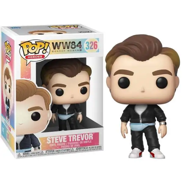 Funko DC WW84 Wonder Woman Movie POP! Heroes Steve Trevor Vinyl Figure #326 [WW 1984, Damaged Package]