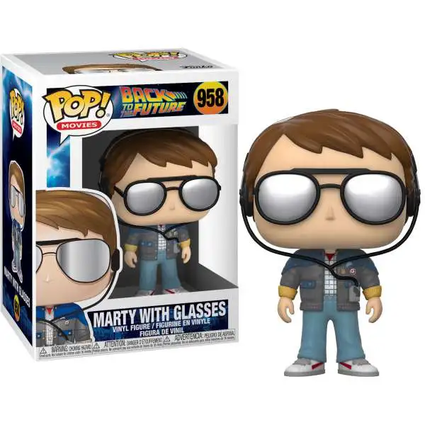 Funko Back to the Future POP! Movies Marty with Glasses Vinyl Figure #958