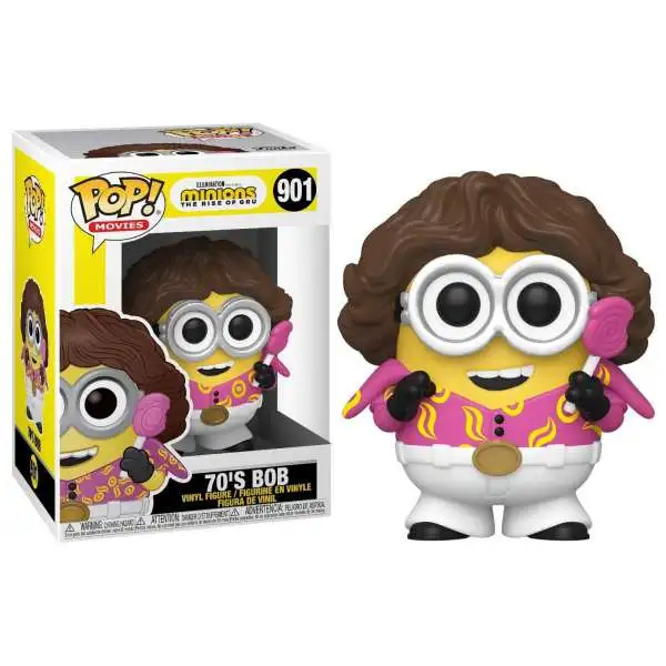 Funko Despicable Me Minions: The Rise of Gru POP! Movies 70's Bob Vinyl Figure #901 [Damaged Package]