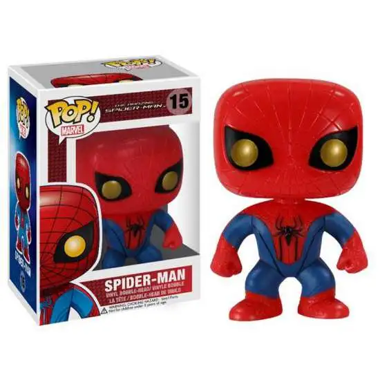 Funko The Amazing Spider-Man POP! Marvel Spider-Man Vinyl Bobble Head #15 [The Amazing Spider-Man, Damaged Package]