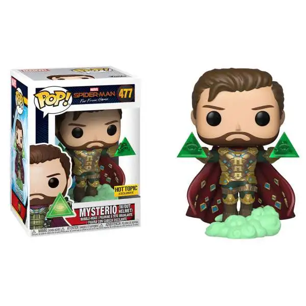 Funko Spider-Man Far From Home POP! Marvel Mysterio Exclusive Vinyl Figure #477 [Without Helmet]