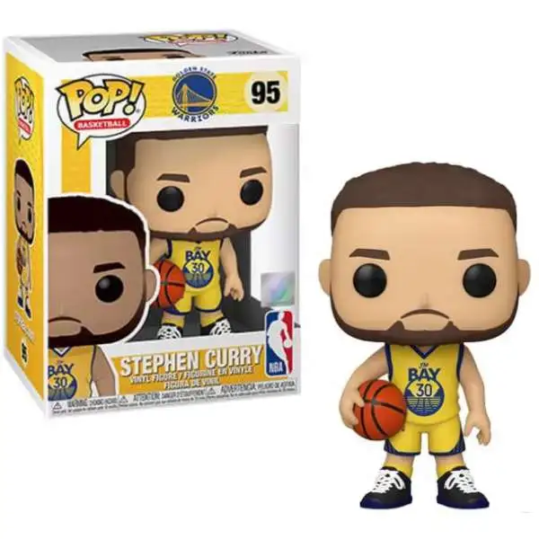 Funko NBA Golden State Warriors POP! Basketball Steph Curry Vinyl Figure #95 [Alternate Uniform, Damaged Package]