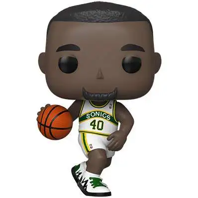 Funko NBA Seattle Supersonics POP! Basketball Shawn Kemp Vinyl Figure [White Uniform, Damaged Package]