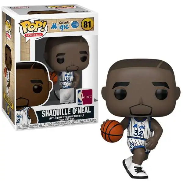 Funko NBA Orlando Magic POP! Basketball Shaquille O'Neal Vinyl Figure #81 [White Uniform, Damaged Package]