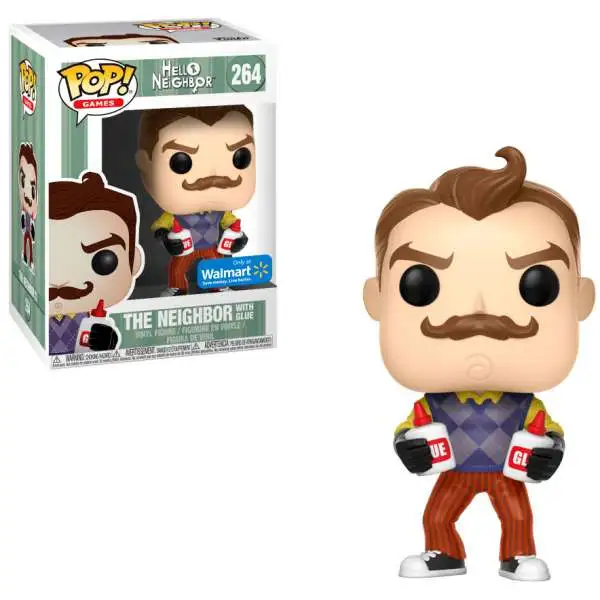 Funko Hello Neighbor POP! Games The Neighbor with Glue Exclusive Vinyl Figure #264 [Damaged Package]