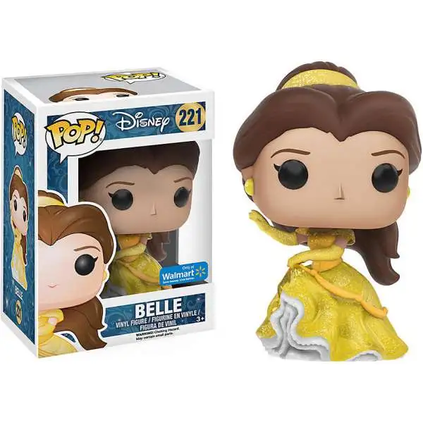 Funko Princess POP! Disney Belle Exclusive Vinyl Figure #221 [Glitter]