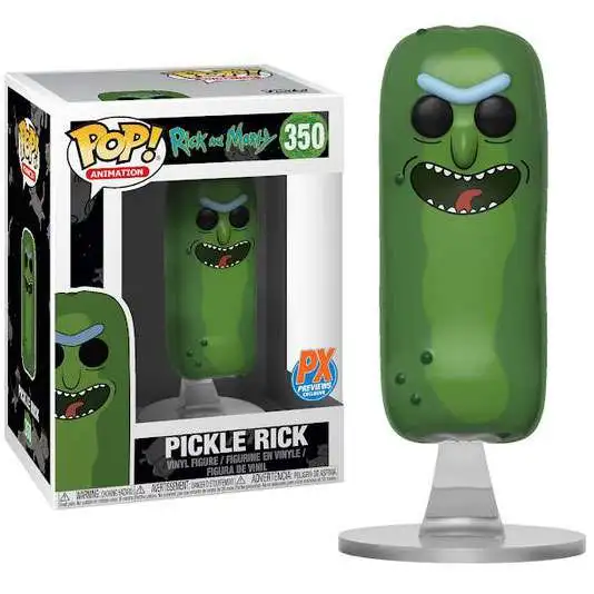 Funko Rick & Morty POP! Animation Pickle Rick Exclusive Vinyl Figure #350 [No Limbs, Damaged Package]