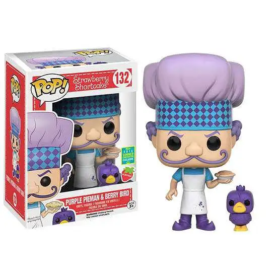 Funko Strawberry Shortcake POP! Animation Purple Pieman & Berry Bird Exclusive Vinyl Figure #132