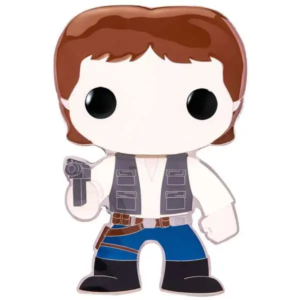 Funko Star Wars POP! Pin Han Solo 3.5-Inch Large Enamel Pin
