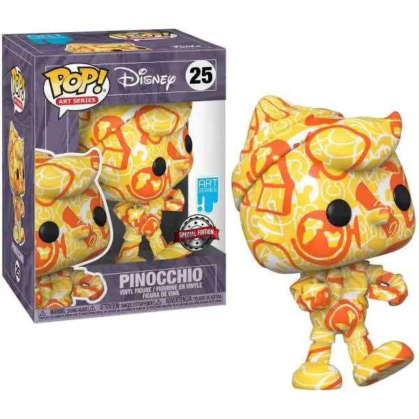 Funko Disney POP! Art Series Pinocchio Exclusive Vinyl Figure #25 [Art Series: Disney Treasures of The Vault]