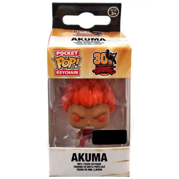Funko Street Fighter Pocket POP! Akuma Exclusive Keychain [Red]