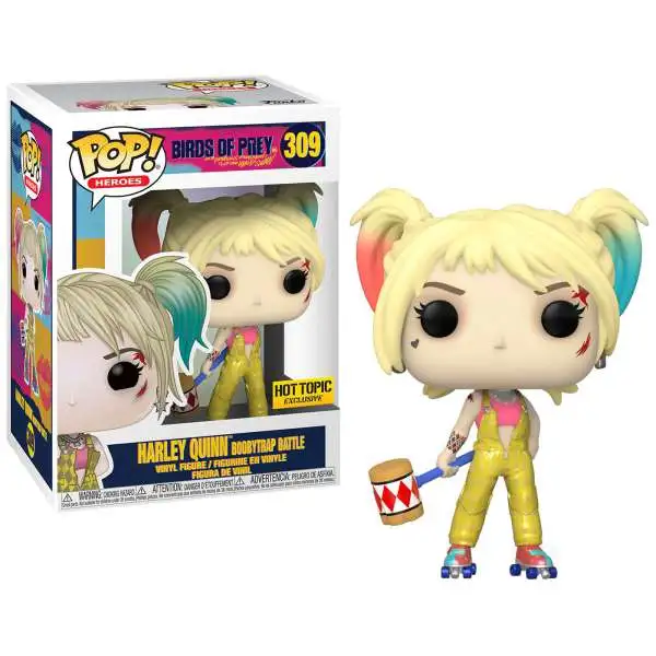 Funko DC Birds of Prey POP! Heroes Harley Quinn Boobytrap Battle Exclusive Vinyl Figure #309