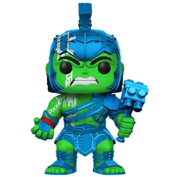 Funko Thor: Ragnarok POP! Marvel Hulk Exclusive Vinyl Bobble Head #241 [Neon Green / Metalic Blue]