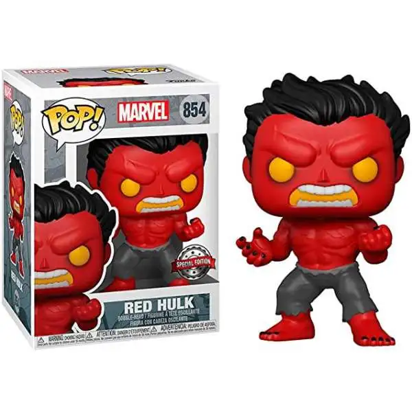 Funko Marvel Universe POP! Marvel Red Hulk Exclusive Vinyl Bobble Head #854 [Special Edition] (Pre-Order ships October)