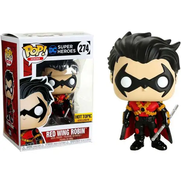 Funko DC Universe POP! Heroes Red Wing Robin Exclusive Vinyl Figure #274