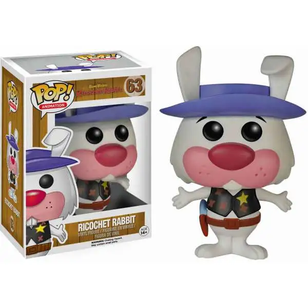 Funko Hanna-Barbera POP! Animation Ricochet Rabbit Vinyl Figure #63 [Damaged Package]
