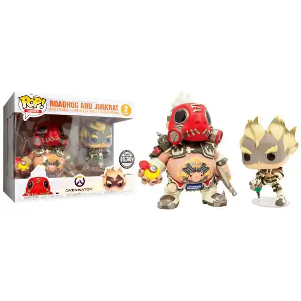 Funko Blizzard Overwatch POP! Games Roadhog & Junkrat Exclusive Vinyl Figure [Damaged Package]