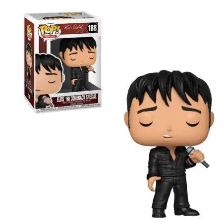 Funko POP! Rocks '68 Comeback Special Elvis Presley Vinyl Figure #188