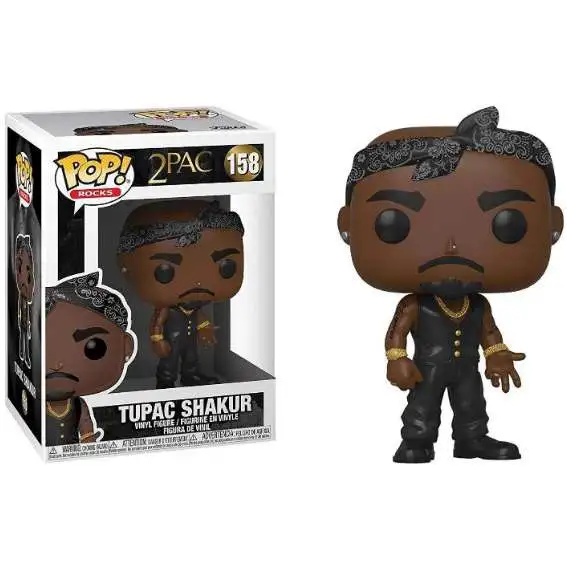 Funko POP! Rocks Tupac Shakur Vinyl Figure #158 [Vest with Bandana]