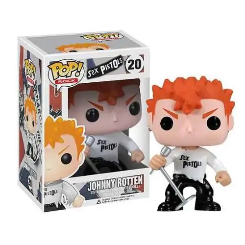 Funko Sex Pistols POP! Rocks Johnny Rotten Vinyl Figure #20