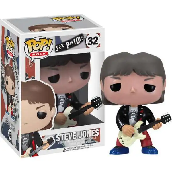 Funko Sex Pistols POP! Rocks Steve Jones Vinyl Figure #32 [Damaged Package]