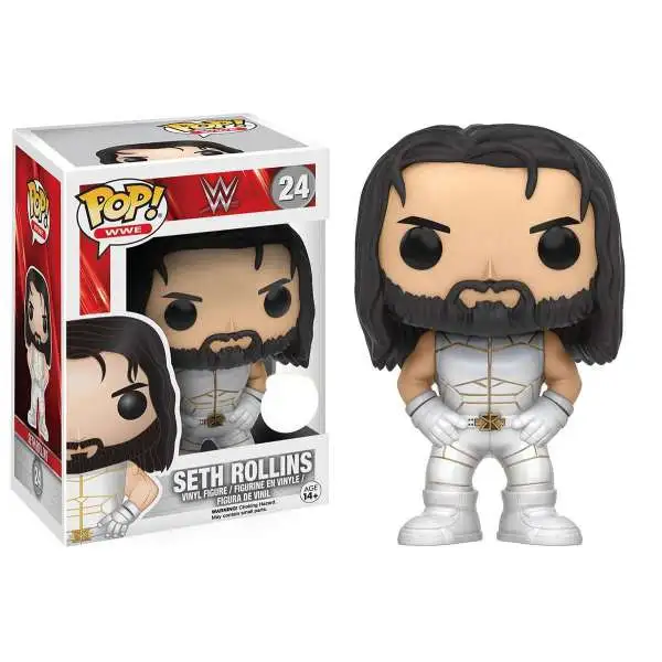 Funko WWE Wrestling POP! WWE Seth Rollins Exclusive Vinyl Figure #24 [White Outfit]