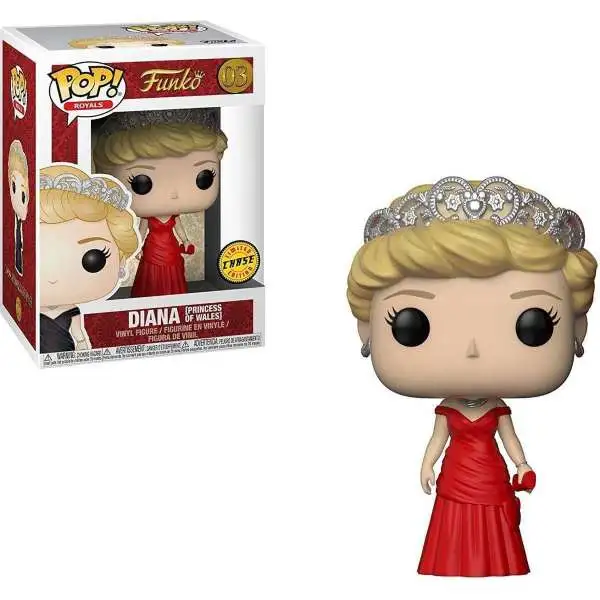 Funko Pop! Royals Diana, Princess of Wales Vinyl Figure #03 [Red Dress, Chase Version]