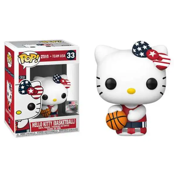 Funko Hello Kitty Team USA POP Sanrio Basketball Hello Kitty Vinyl Figure  33 Damaged Package - ToyWiz