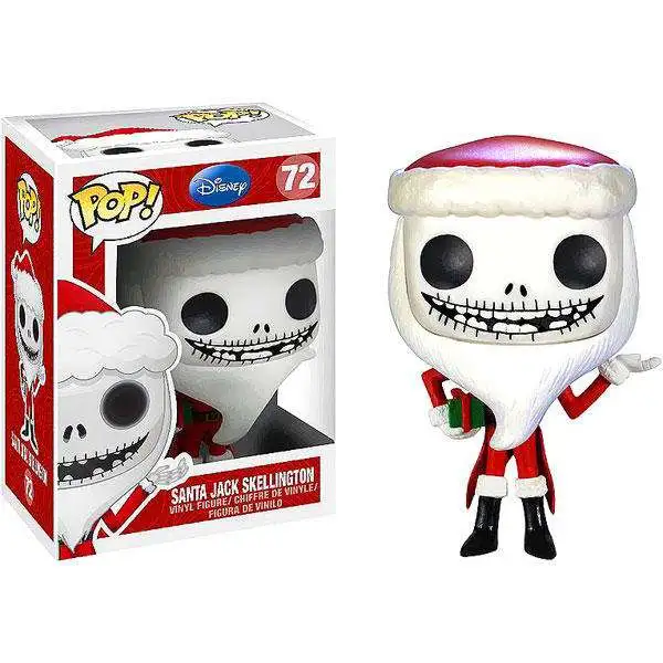Funko Nightmare Before Christmas POP! Disney Santa Jack Skellington Vinyl Figure #72