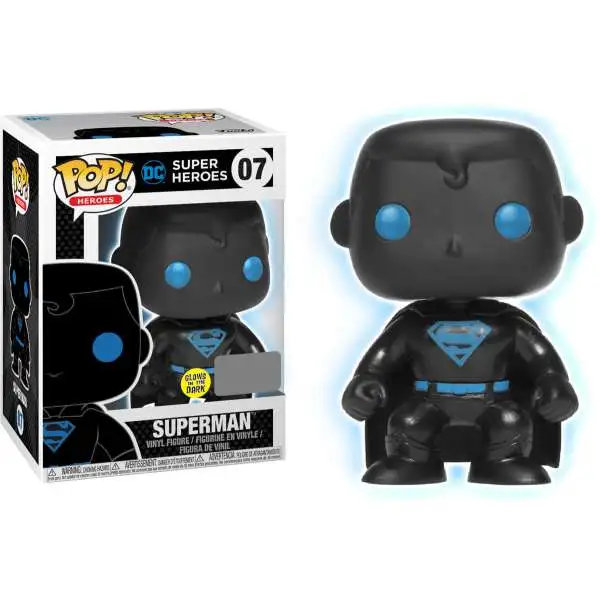 Funko DC POP! Heroes Superman Exclusive Vinyl Figure #07 [Silhouette Glow-in-the-Dark]