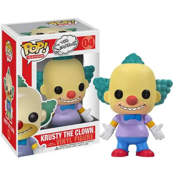 Funko The Simpsons POP! Television Krusty The Clown Vinyl Figure #04