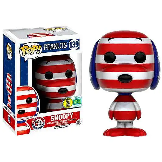 Funko Peanuts POP! Animation Rock the Vote Snoopy Exclusive Vinyl Figures #139 [Damaged Package]