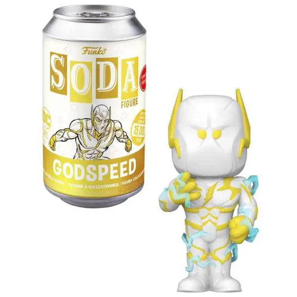 Funko DC The Flash Vinyl Soda Godspeed Exclusive Limited Edition of 15,000! Figure [1 RANDOM Figure, Look For The Chase!]