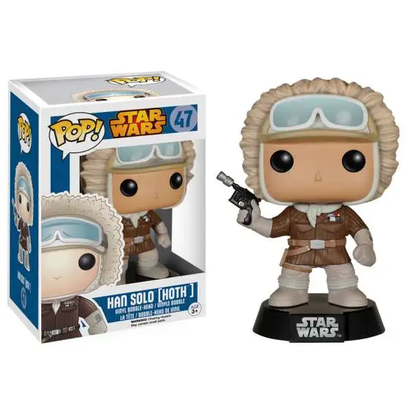 Funko The Empire Strikes Back POP! Star Wars Han Solo Exclusive Vinyl Bobble Head #47 [Hoth, Damaged Package]